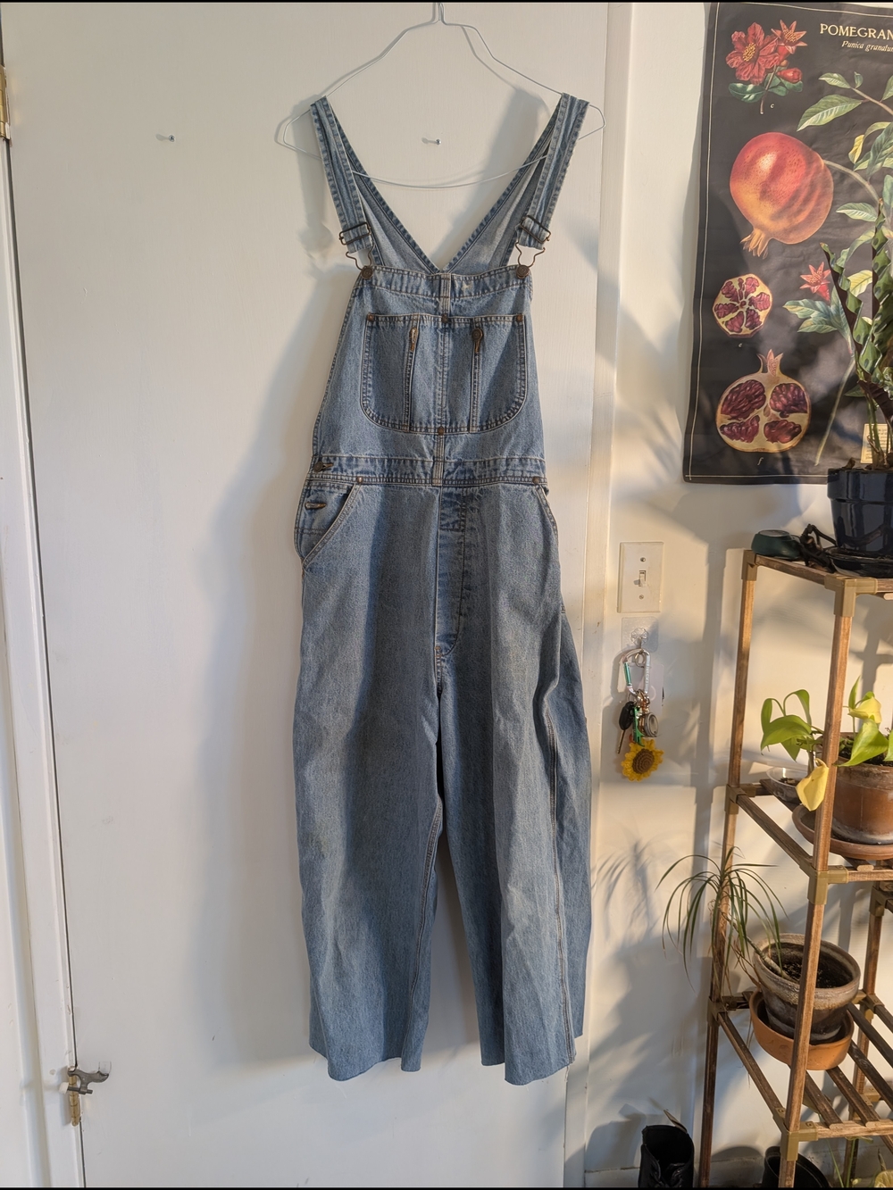 Light Blue Denim Overalls